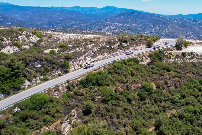 Grand Tour Full Day Jeep Safari from Larnaka Bay - Mesa Potamos Waterfalls and Forest Walks