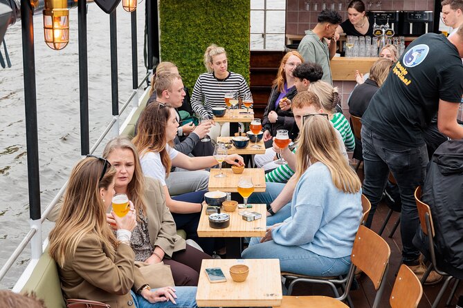 Groningen: Terrace Boat Experience with a Cozy Bar: 1.5 Hours - The Groningen Museum: Contemporary Architectural Marvel