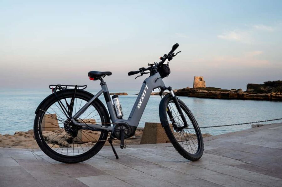 Grotta della Poesia, Torre dell'Orso, and Sant'Andrea: Self-guided Bike Tour - Starting Point at Apulia Outdoor in Melendugno