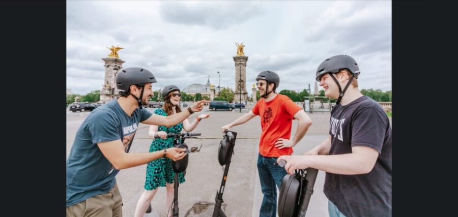 Guided Electric Scooter Tour of Paris - Visiting the Louvre Palace and Museum on Scooters