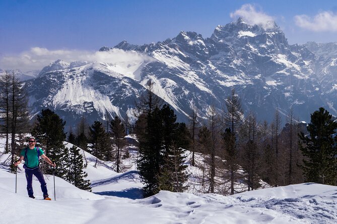 Guided Snowshoeing Day to Discover the Dolomites - Walking in the Silence of Snow-Covered Forests and Mountains