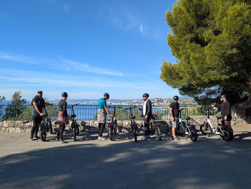 Guided tour of Nice by e-bike - Exploring the Iconic Place Garibaldi and Castle Hill