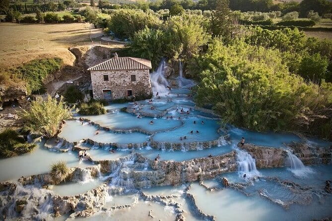Guided tour of the wonderful Terme di Saturnia - Exploring the Parco Termale at Saturnia