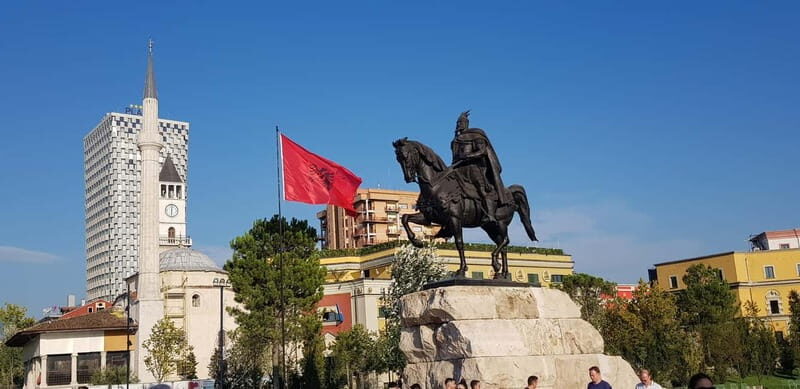 GUIDED TOUR OF TIRANA - Visiting the Dajti Hotel, the Fine Arts Gallery, and Rinia Park