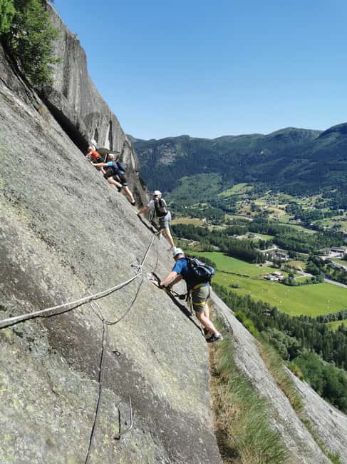 Guided Via Ferrata Climbing Tour On Nomelandsfjell - Choosing Routes for Every Skill Level