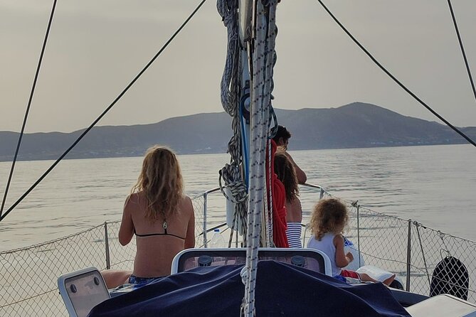 Half day cruise between the Turquoise Shades with Paros Sail - Starting Point and Meeting Details in Aliki