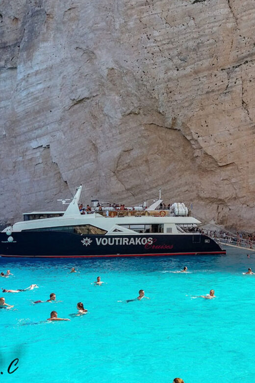 Half-day VIP Cruise: Shipwreck & Blue Caves - The Yacht: "Princess of the Ionian Sea" Stavroula V