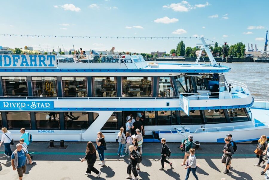 Hamburg: Hop-On Hop-Off Bus with Harbor Cruise - Hamburgs Line A Double-Decker Bus Experience