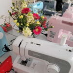 Hamburg: sew your own cosmetic bag as a souvenir from HH - Warm-Up with a Corduroy Scrunchie