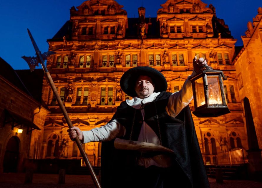 Heidelberg: Night Watchman Historic Adventure Tour - Starting Point at Hercules Fountain in Heidelbergs Market Square