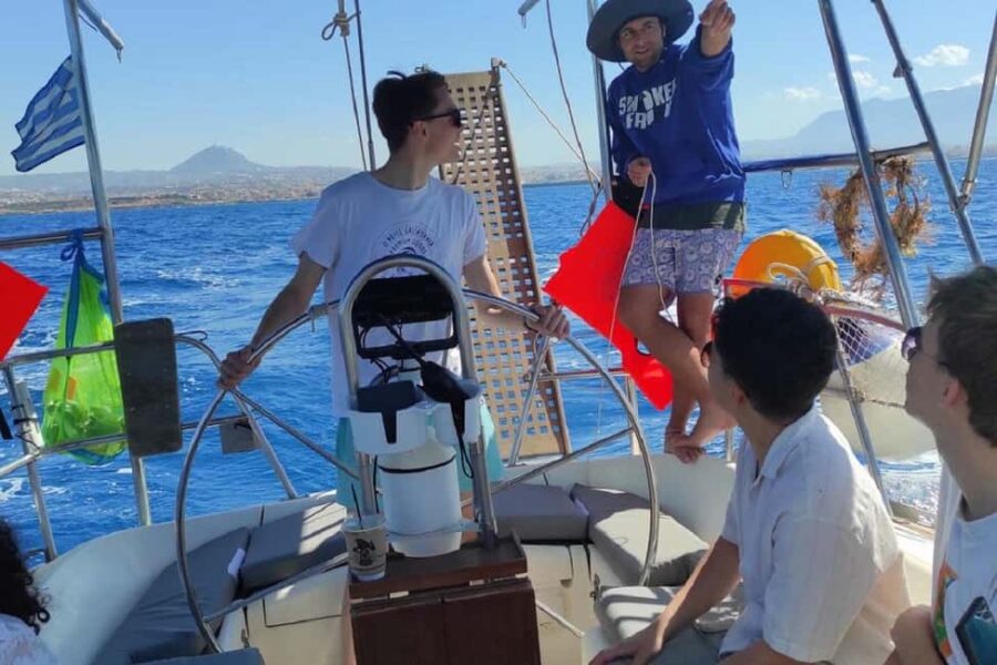 Heraklion: Private Active Sailing - Starting Point at Beach Analipsi Marina