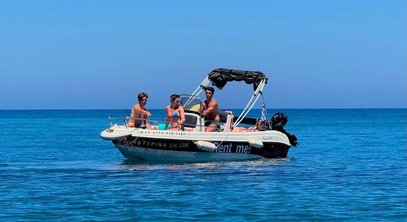 Hersonissos: Rent a Boat - No License Needed - Start Your Adventure at Hersonissos Port with Easy Booking