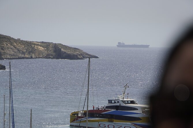 Highspeed Catamaran Crossing Between Malta and Gozo - The Mgarr Harbour Dock in Gozo