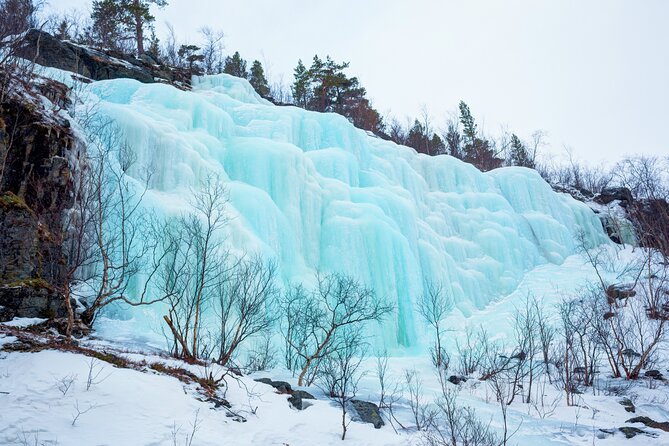 Hike to Frozen Waterfalls of Korouoma Including BBQ Lunch from Rovaniemi - Pickup and Meeting Location in Rovaniemi