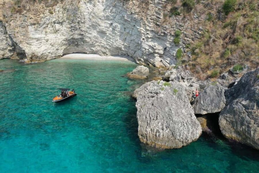 Himarë: Albanian Riviera Private Boat Tour with Snorkeling - Visiting Gjiri i Akuariumit: A Secluded Marine Spot