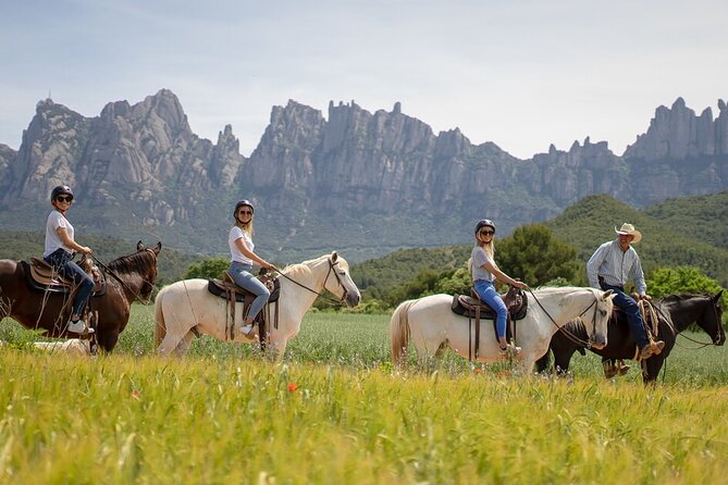 Horseback Riding in Montserrat Mountain Natural Park, Barcelona - 1 to 2 hrs - Starting Point at Natural Hipic Near Barcelona