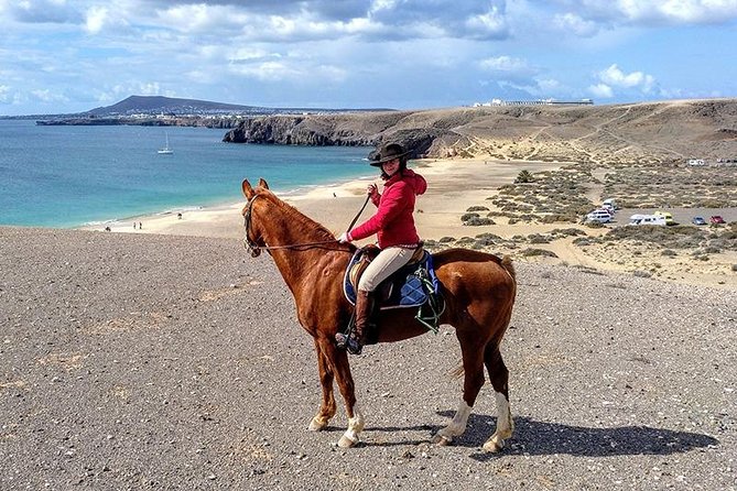 Horseback Riding in the sunset of Famara Beach, Lanzarote, Spain - Access to Well-Behaved Horses and Safety Equipment