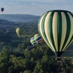Hot air balloon over the hills of Pienza, Montalcino and Val D'Orcia - The Expertise of ENAC Certified Pilots and Flight Safety
