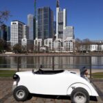 Hotrod Tour Frankfurt - Driving through Frankfurt’s Ports and Skyline Views