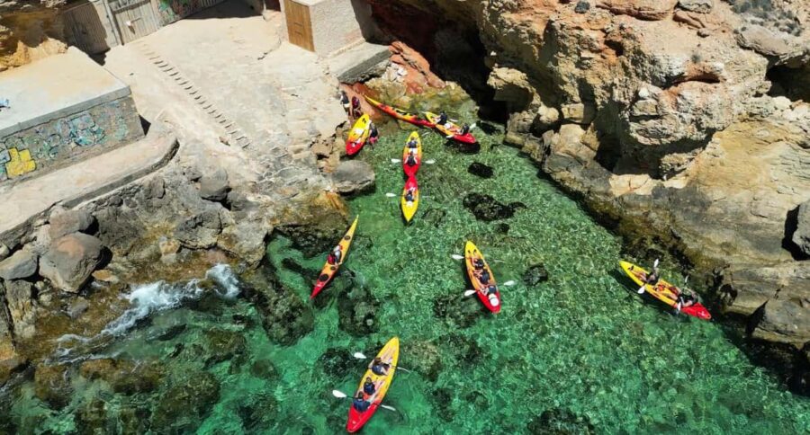 Ibiza: Kayak & Snorkel in Sea Caves and Crystal Waters - Starting Point at Cala Codolar: Easy and Convenient