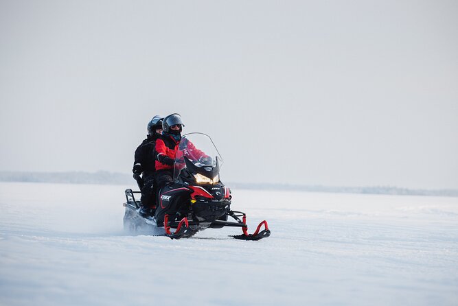 Ice Fishing and Snowmobile Safari Combo in Lapland - Learning the Art of Ice Fishing on a Remote Lake