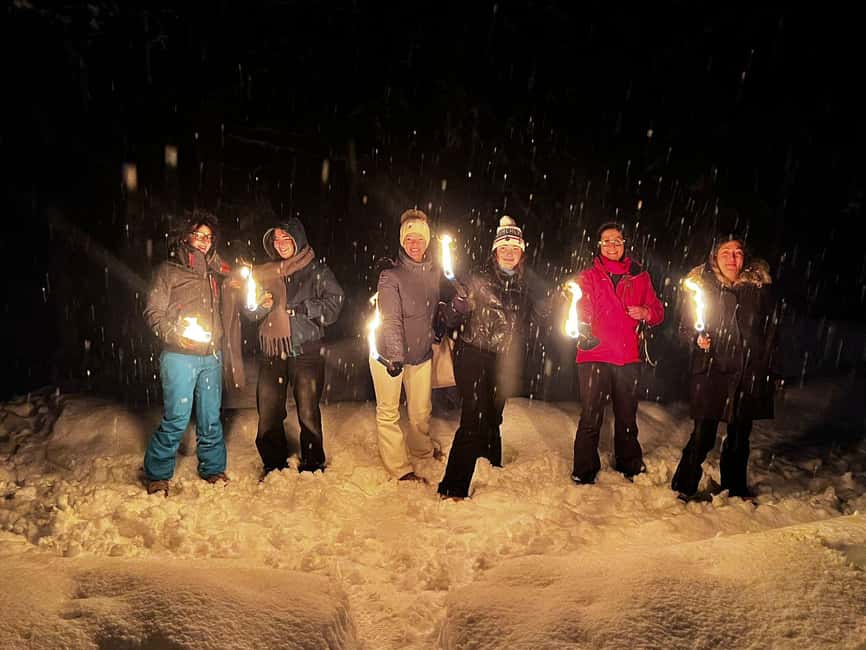 Igloo walk and aperitif in Courchevel - Savoyard Aperitif in a Cozy Igloo