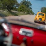In Valle d'Itria on a vintage Fiat 500. Photo Quest Tour - Scenic Stops in Valle dItria