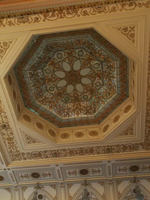 Inside the Romanian Senate at the Palace of Parliament - Meeting at the Palace of Parliament’s Approved Entrance