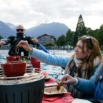 Interlaken: Chocolate Fondue Float - Delight in Swiss Chocolate Fondue with Fruits and Marshmallows