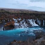 Into the Glacier, Hraunfossar & Barnafoss Waterfalls in a new Mercedes V-class - Discover Hraunfossar: Iceland’s Unique Lava-formed Waterfall