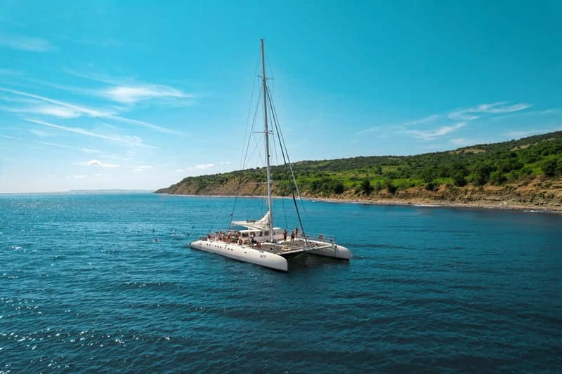 Island Anastasia - Full day VIP Catamaran cruise - Scenic Departure from Sunny Beach on a Luxury Catamaran