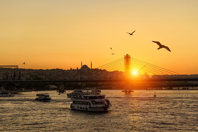Istanbul Bosphorus Sunset Yacht Cruise with Snack and Refreshment - The Guides and Commentary