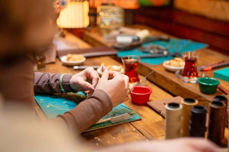 Istanbul: Leather Crafting Workshop with Snacks and Drinks - Duration and Starting Times
