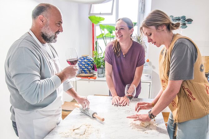 Italian Cooking Class in Rome near Vatican City with Ale & Larry - Making Handmade Pasta with Ale & Larry