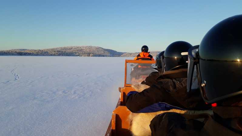 Ivalo: Ice Fishing Tour to Lake Inari, Reindeers & Lunch - Meeting Local Guides Tina and Tapio in Koppelo Village