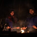 Ivalo: Lake Inari Northern Lights Tour w/ Reindeer & Dinner - Snowmobile-Sleigh Ride into the Wilderness