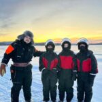 Ivalo: PRIVATE Snowmobile Safari, meet&feed reindeers, lunch - Visiting Tina and Tapio’s Family Island