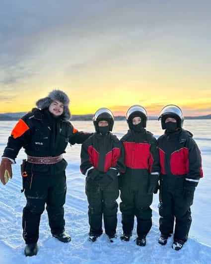 Ivalo: Snowmobile Safari, Meet and Feed Reindeers with Lunch - Starting Point and Tour Logistics in Ivalo