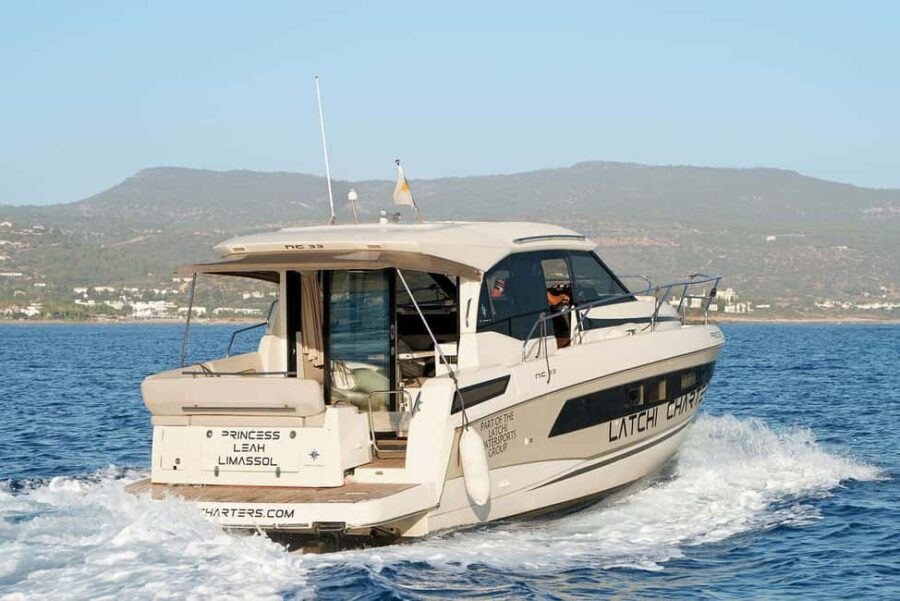 Jeanneau NC33 - Luxury Yacht Charter to Blue Lagoon - The Scenic Departure Point at Latchi Harbour