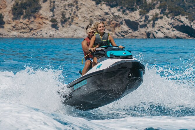 Jet Ski Experience in Cala en Basset and Cueva s'Argilau - Starting Point at Andratx Yacht Club for Easy Access