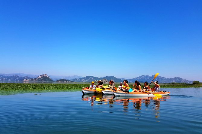 Kayak Guided Tour Skadar lake - Adventure in National park - Exploring Skadar Lakes Island Fortresses: Grmozhur and Lesendro