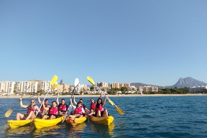 Kayak routes through the Coves of Villajoyosa - Navigating the Hidden Coves and Cliffs of Villajoyosa