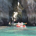 Kayak tour from Sesimbra to Ribeira do Cavalo Beach, passing through the caves - Paddle into the Caves and Tunnels of the Coast