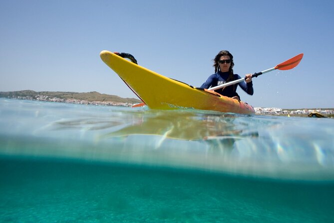 Kayak trip with snorkelling in the Marine Reserve of Menorca - Discovering the Scenic North Coast of Menorca