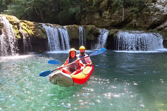 Kayaking Adventure on Mreznica River close to Plitvice Lakes - Navigating the Deep Gorge and Spectacular Cascades