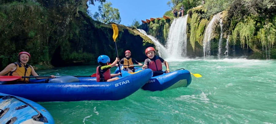 Kayaking Mreznica Waterfalls in Natural Monument - Starting Point and Meeting Logistics at Slunj