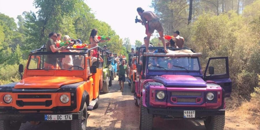 Kemer Jeep Safari, pick up from Beldibi, Kiris, Goynuk - How the Kemer Jeep Safari Starts and Ends
