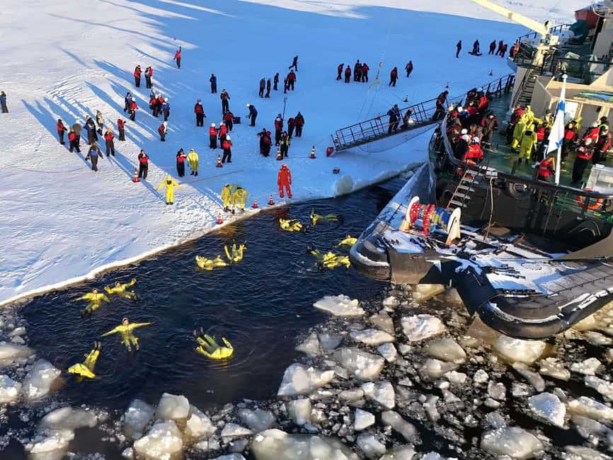 Kemi: Icebreaker Sampo Cruise with Ice Floating - Walking on the Frozen Sea and Ice Floating Adventures