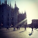 Kick off walking tour of Milan - Starting at Piazza Castello and the Sforza Castle Courtyard