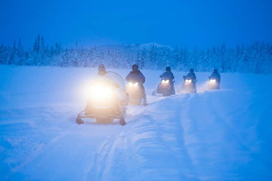 Kiruna: Guided Snowmobile Tour with Coffee Break - The Scenic Route Through the Torne River Valley and Forests